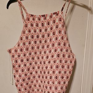 New- Woman's Sonomo Size XL - Smocked High Neck Tank